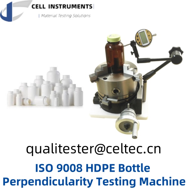 ISO 9008 HDPE Bottle Perpendicularity Testing Machine