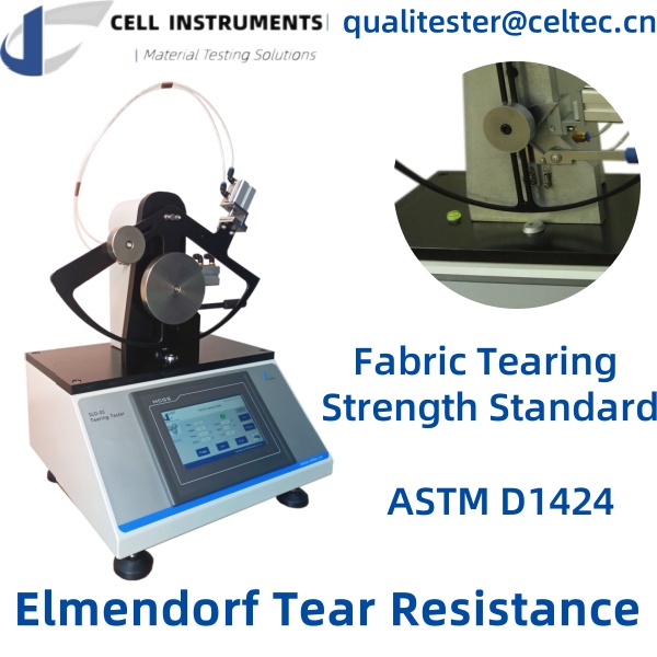 elmendorf tear resistance fabric tear strength standard ASTM D1424