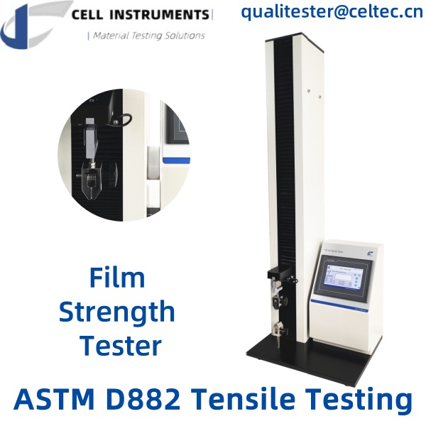 1 ASTM D882 tensile testing, film strength tester