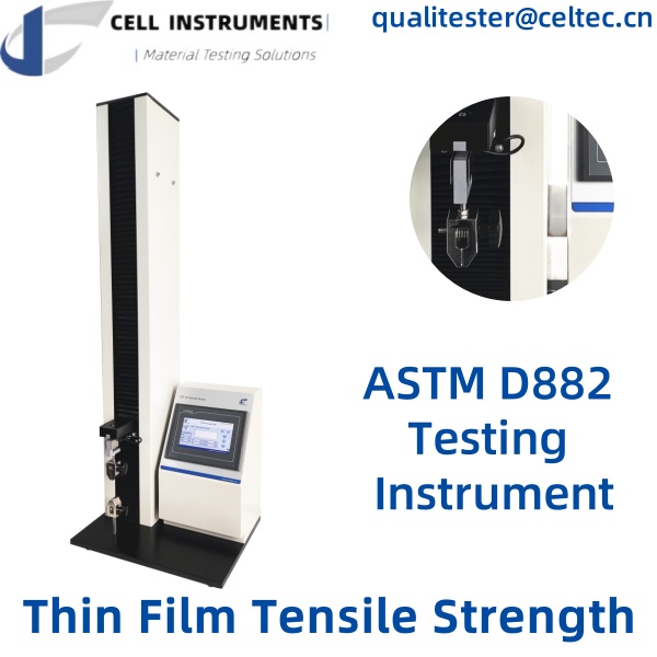 2 thin film tensile strength, ASTM D882 testing instrument