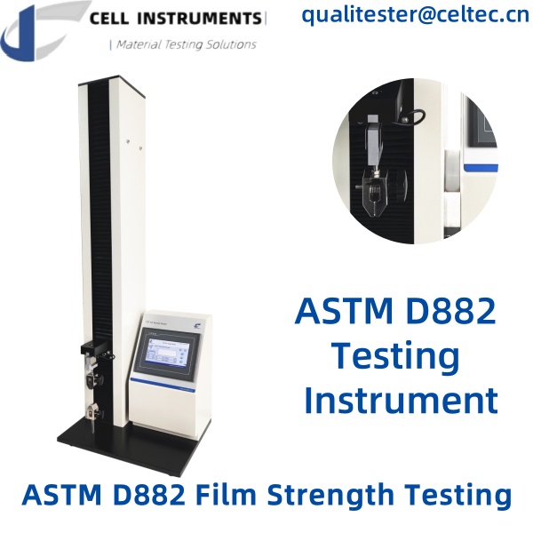 3 ASTM D882 film strength test, film tensile testing machine