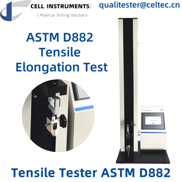 4 Tensile Tester ASTM D882, ASTM D882 Tensile Elongation Test