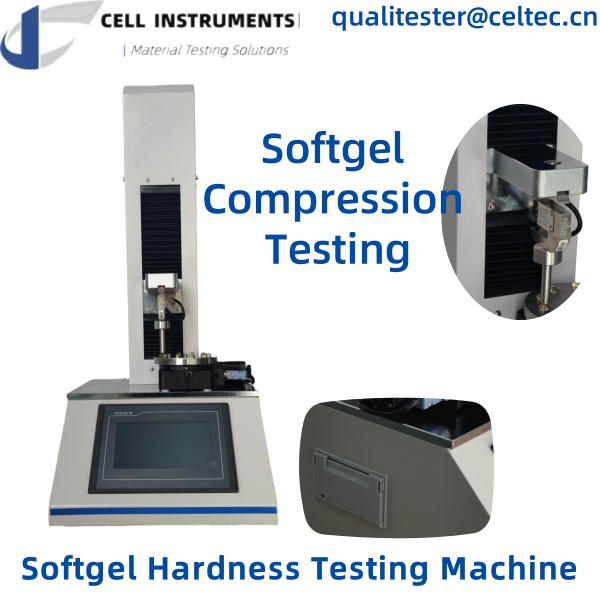 softgel hardness testing machine softgel compression testing